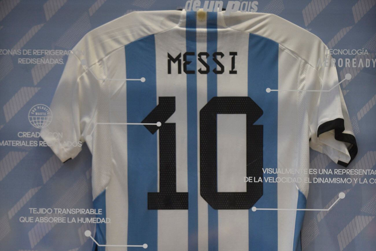 Inflación y mundial: cuánto aumentó la camiseta de Argentina desde 2010 y cuánto cuesta una buena réplica. Foto: Archivo La Voz.