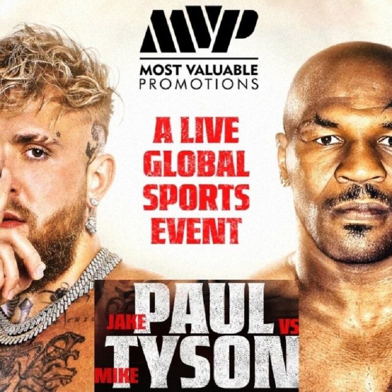 Cuándo pelea Mike Tyson vs. Jake Paul y dónde verlo en vivo