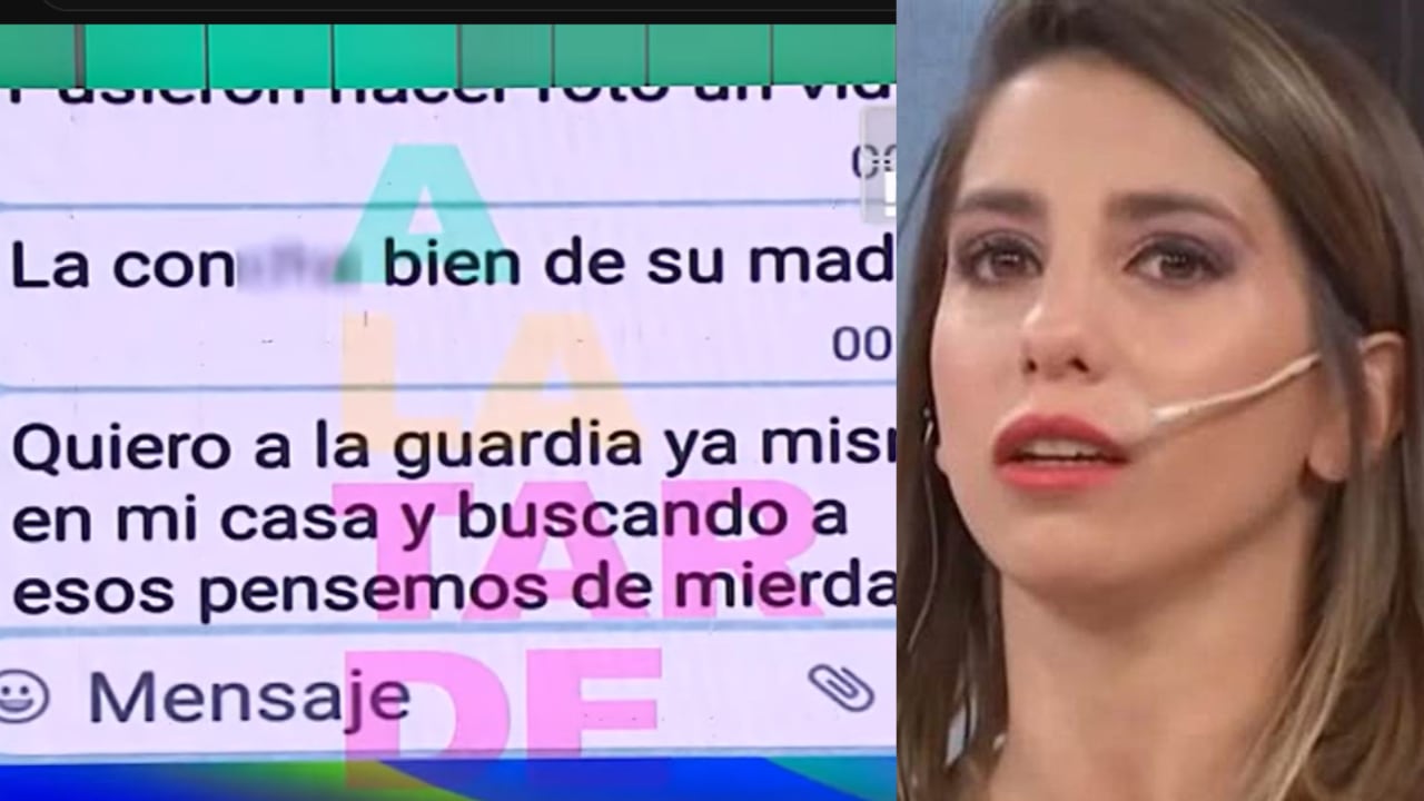 Los chats que complican a Cinthia Fernández