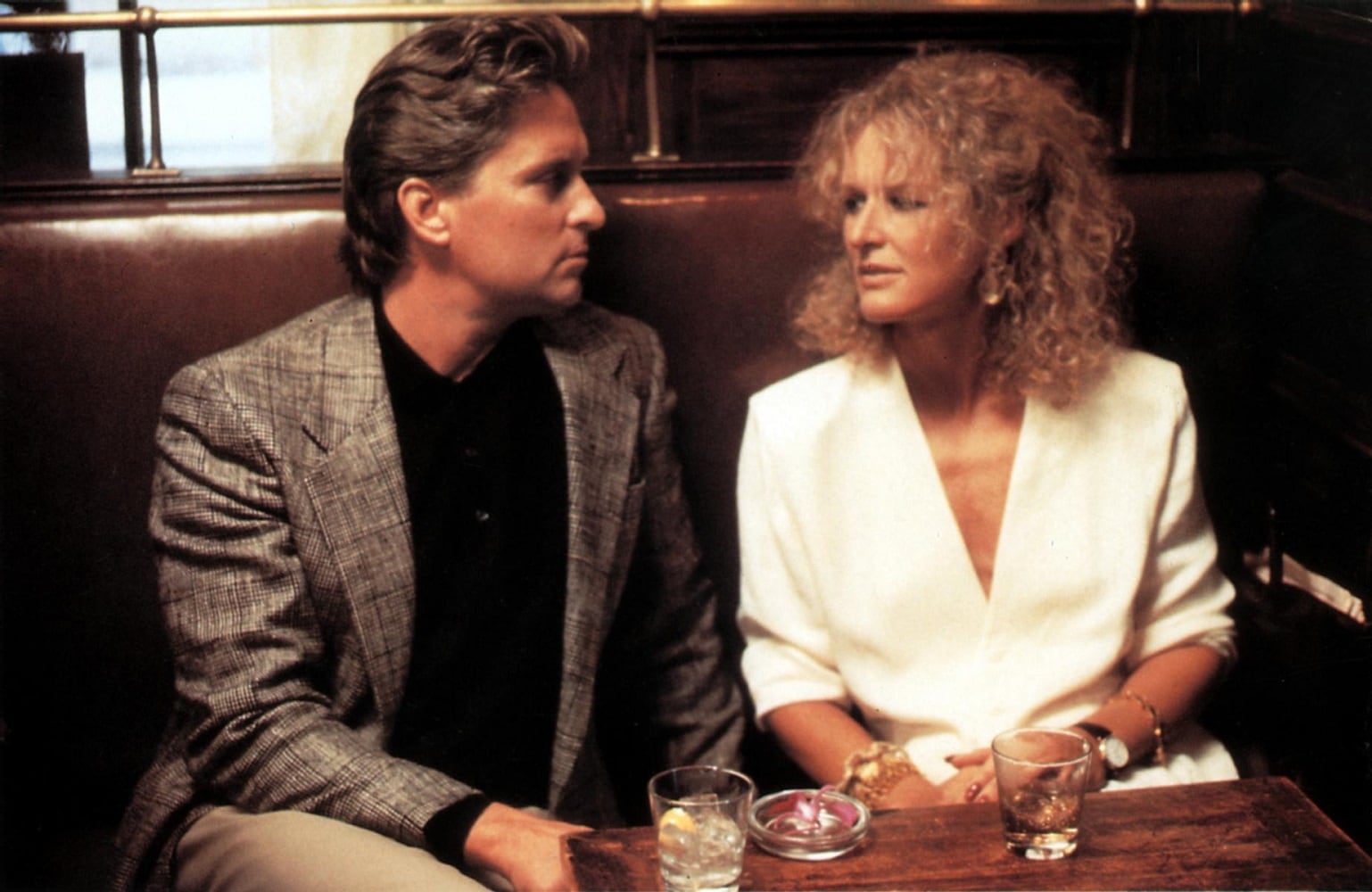 Michael Douglas y Glenn Close en "Atracción fatal" (Fatal Attraction, 1987)