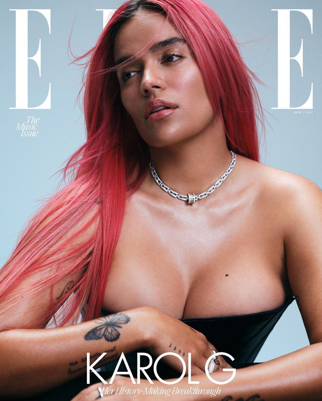 Karol G para la revista ELLE Usa