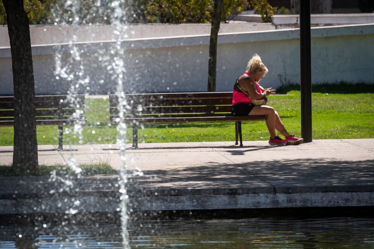 Parque Central, un clásico de los mendocinos. Foto: Ignacio Blanco / Los Andes 