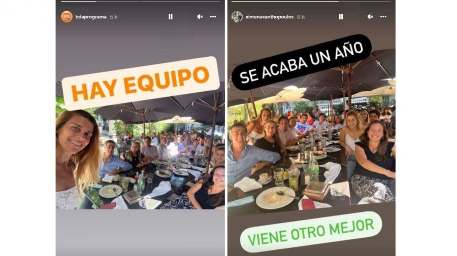 El festejo de Antonio Laje y su equipo por la continuidad de "BDA"