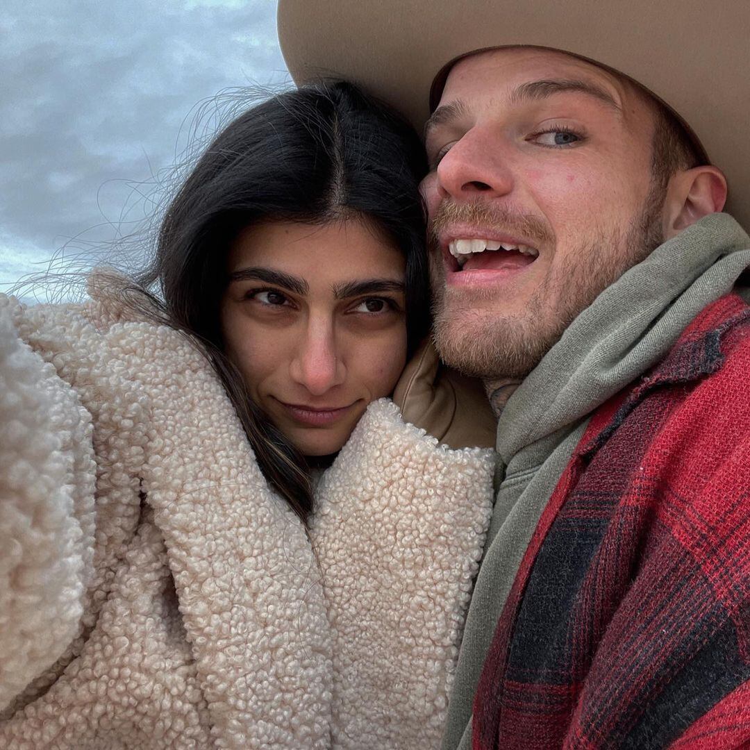 Mia Khalifa y su novio Robert Sandberg