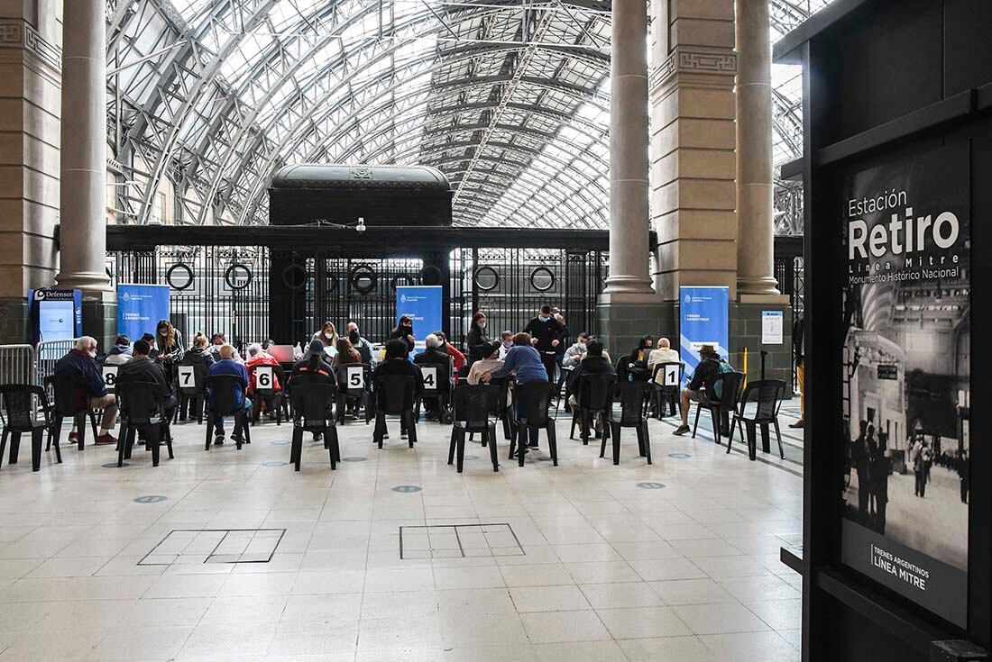 Estación ferroviaria de Retiro, en la Ciudad de Buenos Aires.