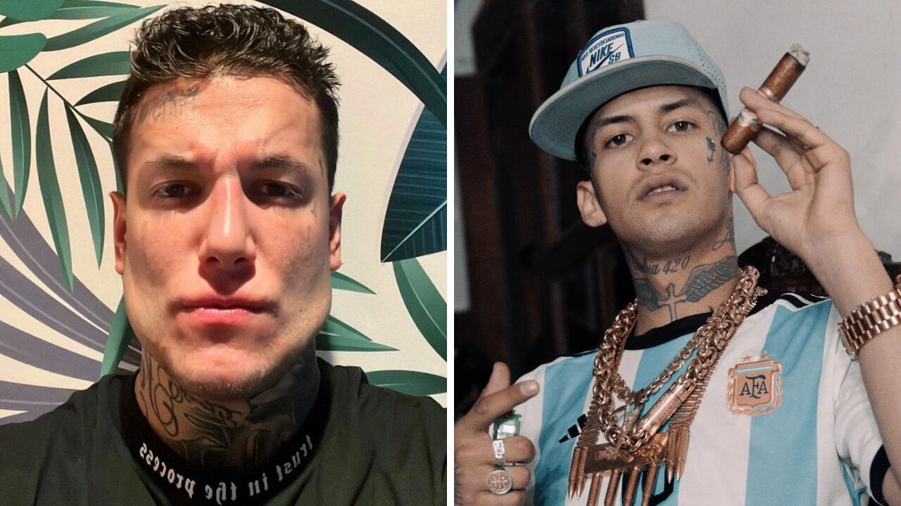 La constante pelea entre L- Gante y Alex Caniggia / Instagram