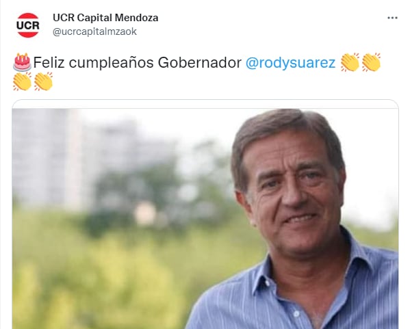 El saludo a Suárez por su cumpleaños