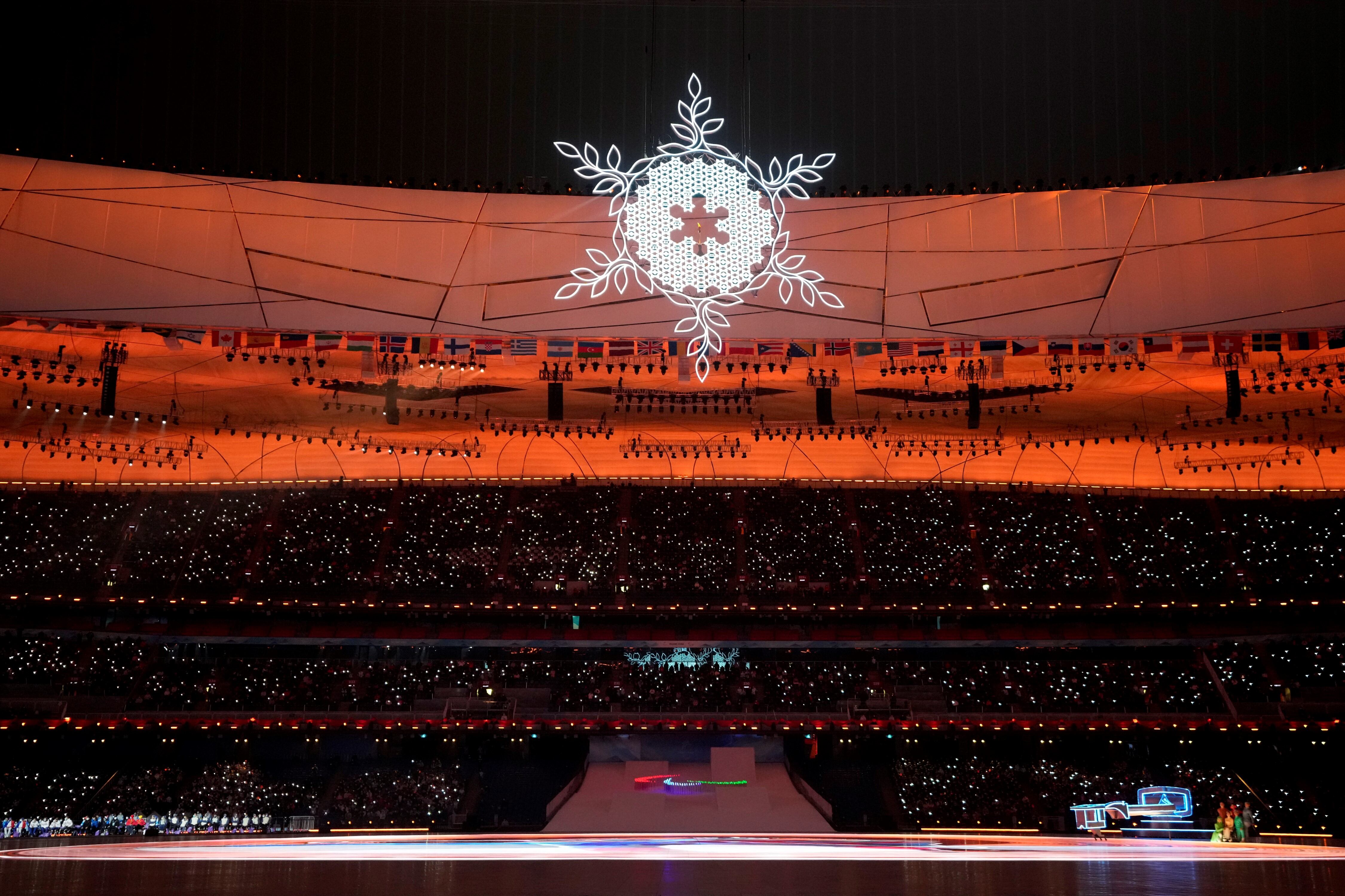 Clausura de Beijing 2022./AP