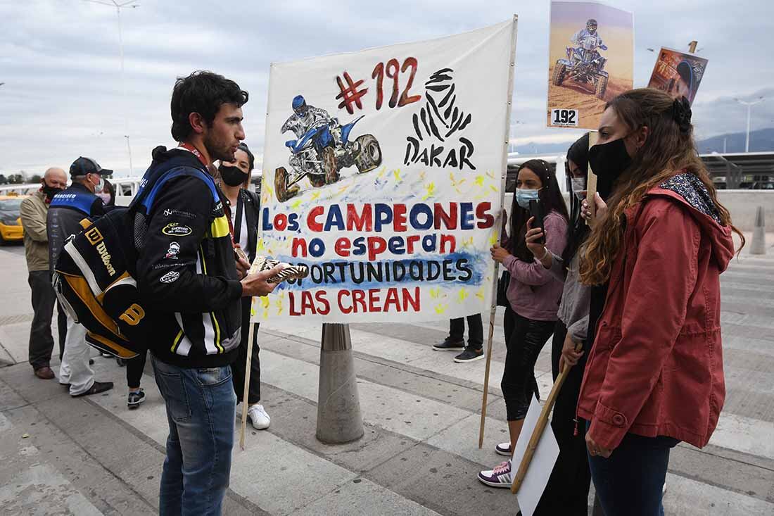 Moreno, como era de esperarse, fue recibido con todos los honores. Tupungato fue una fiesta con una gran caravana.
Foto: José Gutierrez / Los Andes