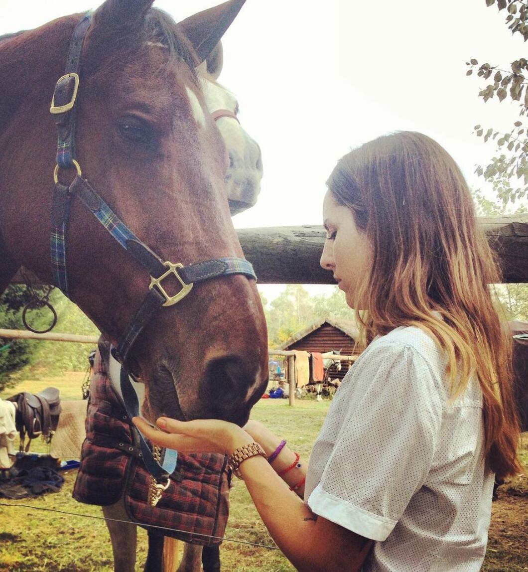 Cande en paz y conectando, con 16 años.