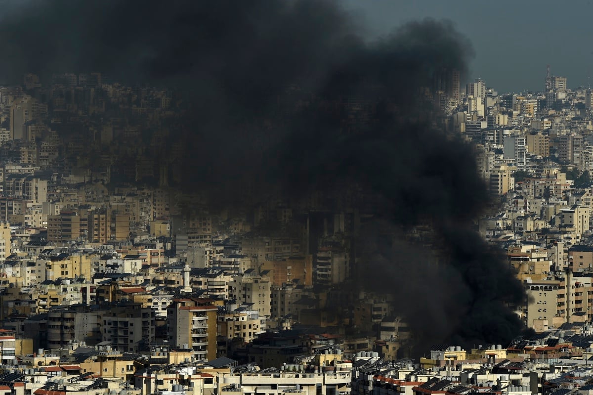 Ataques de Israel a zonas vinculadas con Hezbolá en Dahieh, Beirut (Líbano) / EFE