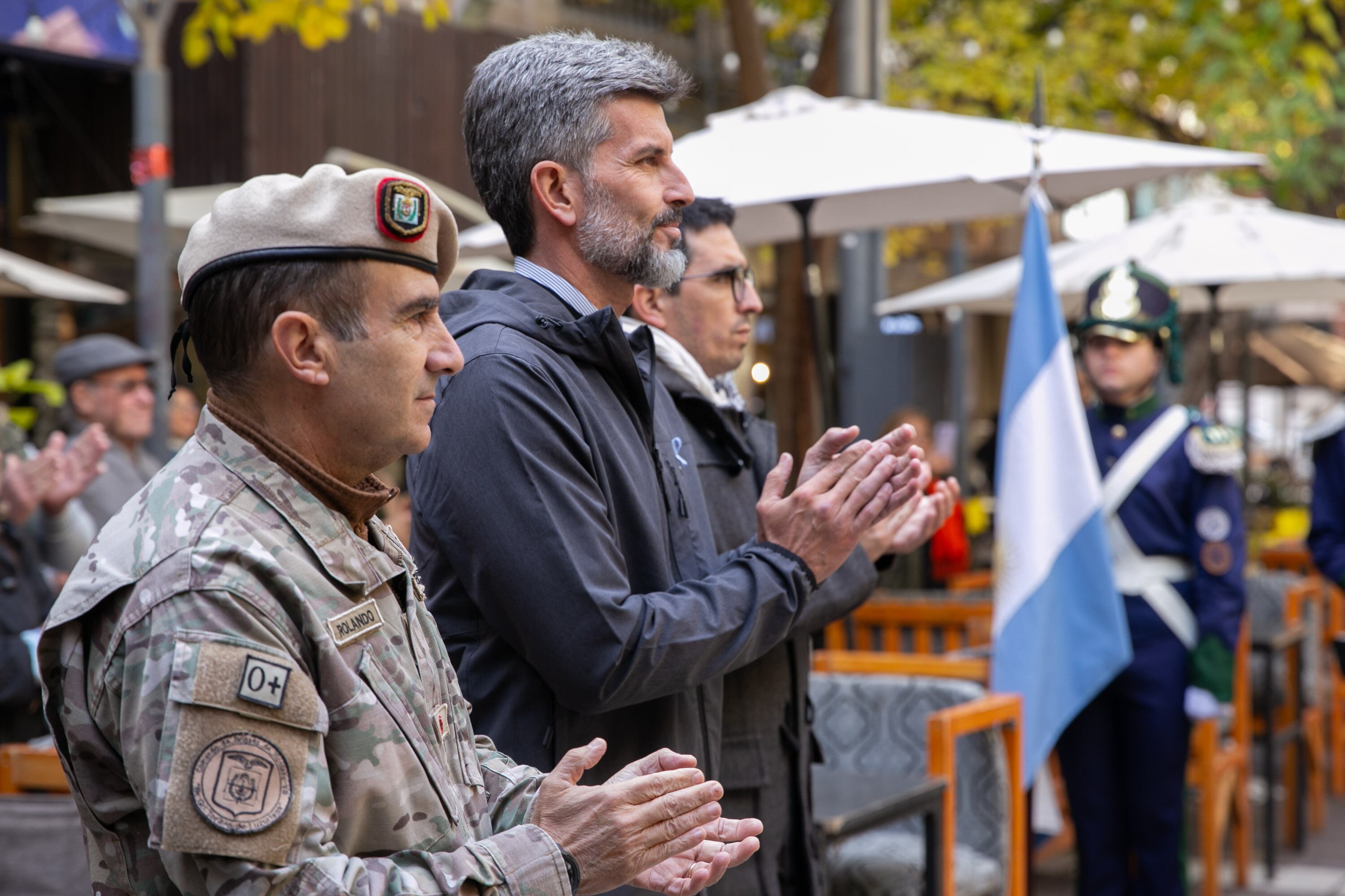 La Banda Militar Talcahuano y los elencos municipales brindaron un gran espectáculo. Foto: Mendoza Ciudad.