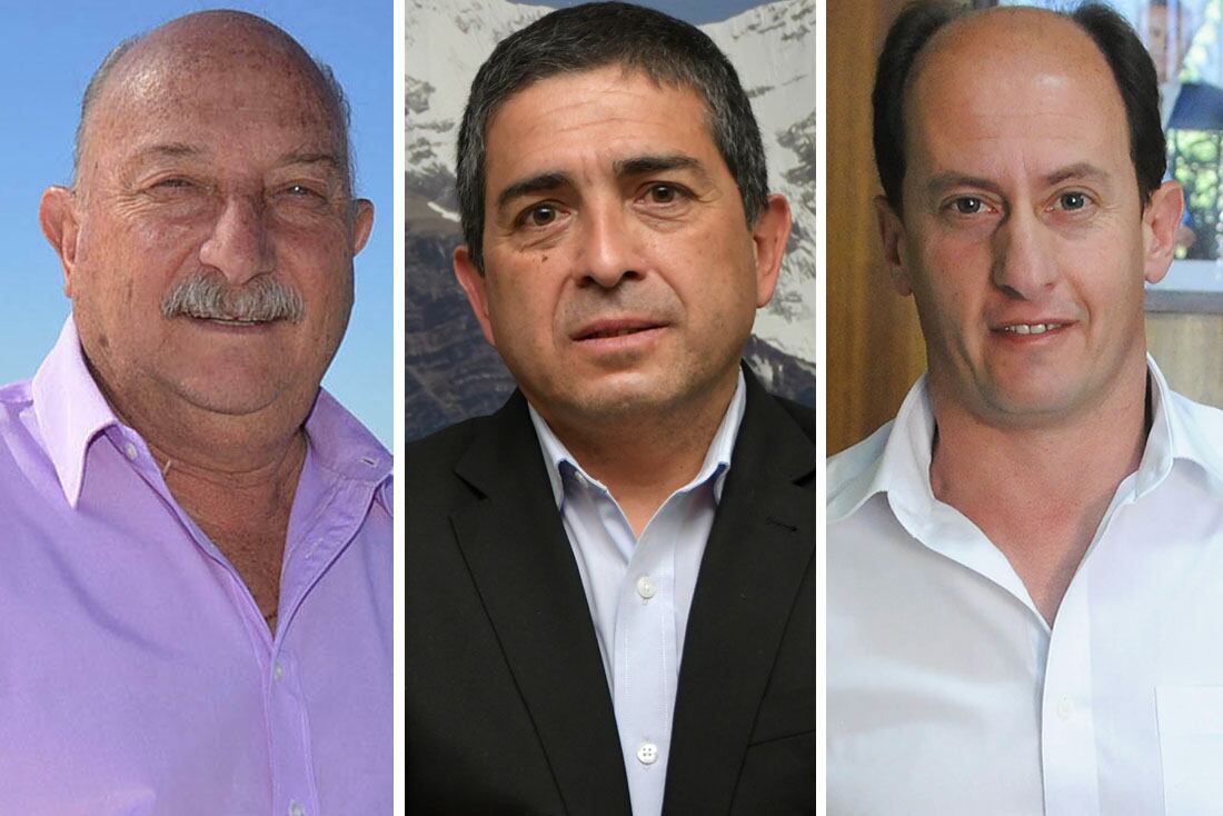 Intendentes. Miguel Ronco (Rivadavia), Walther Marcolini (General Alvear) y Gustavo Soto (Tupungato) asumirán en la Legislatura.