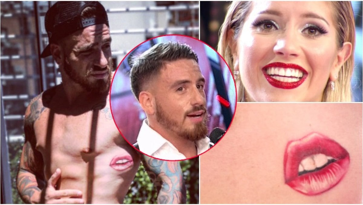 Fede Bal y el tatuaje que se hizo mientras bailaba en "Showmatch" con Laurita Fernández