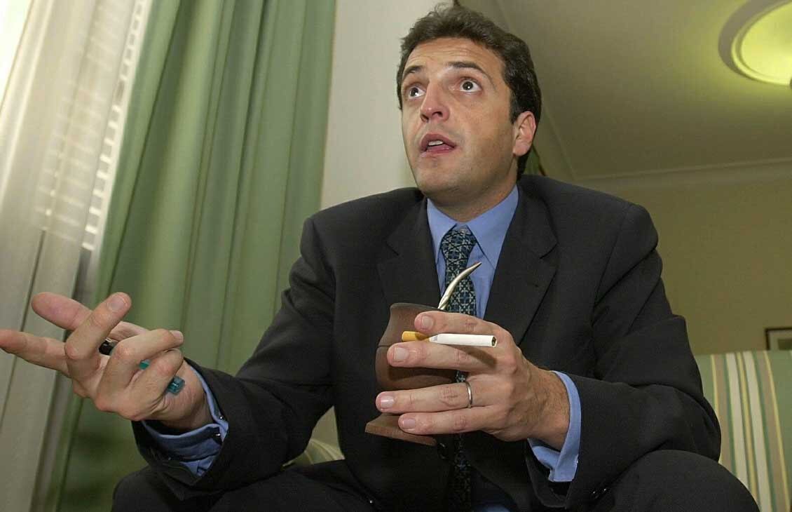 Sergio Massa en Anses Córdoba, en julio de 2002. / Foto: La Voz