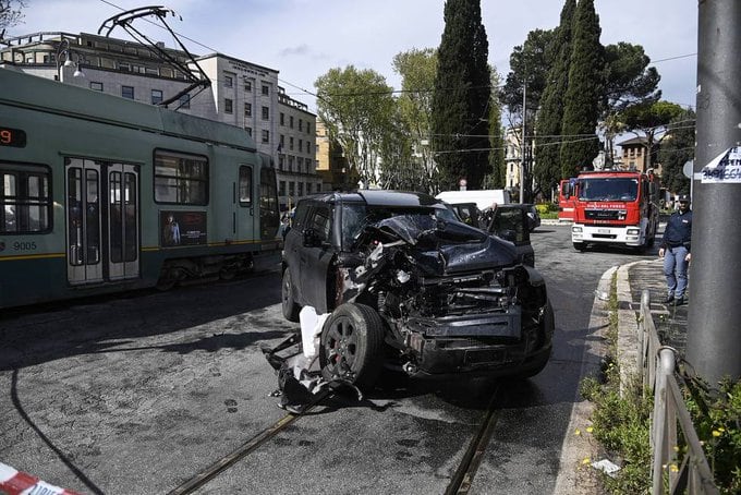 Ciro Immobile sufrió un grave accidente de tránsito y tuvo que ser hospitalizado