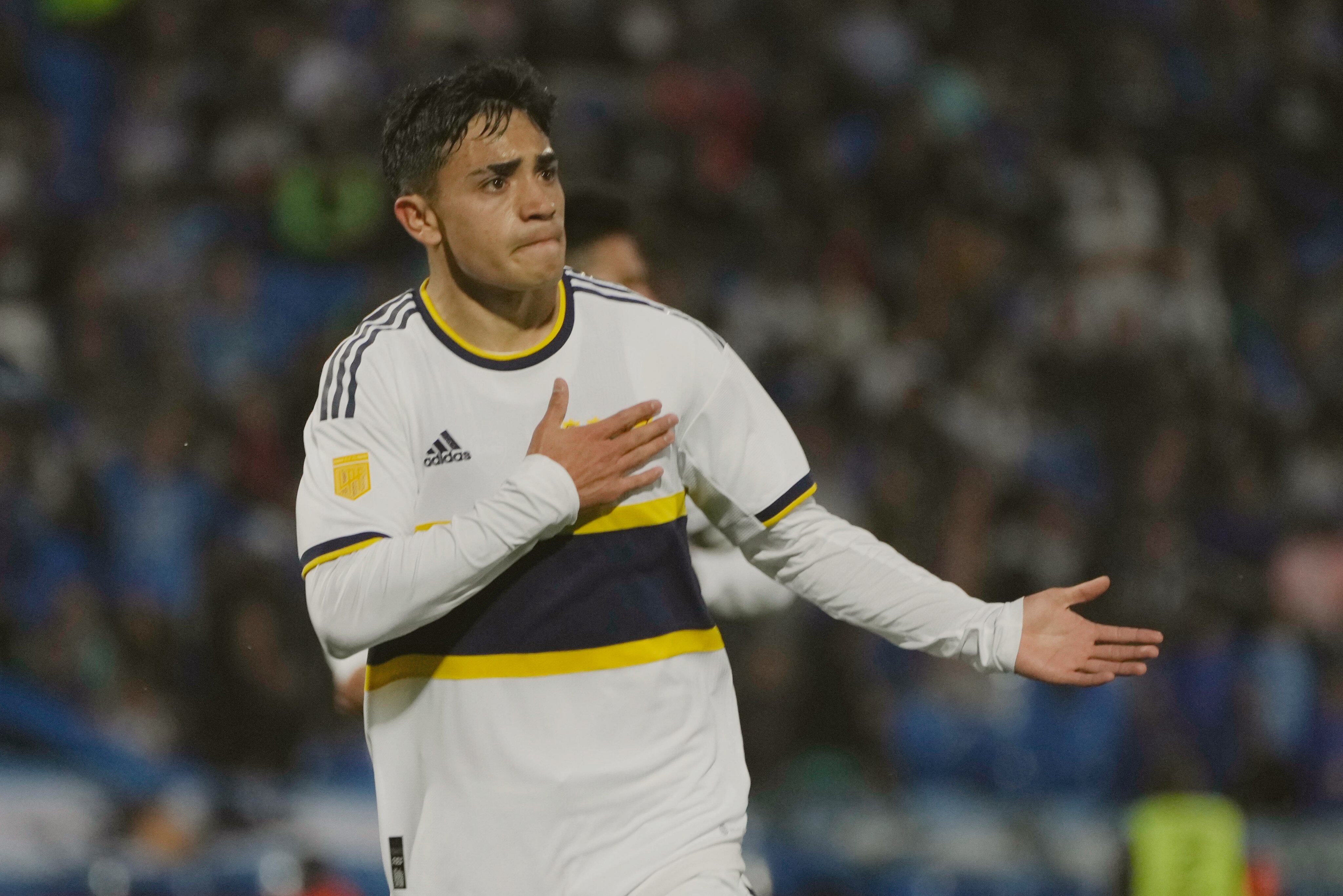 Langoni, autor del gol para el triunfo de Boca. (Prensa Boca)