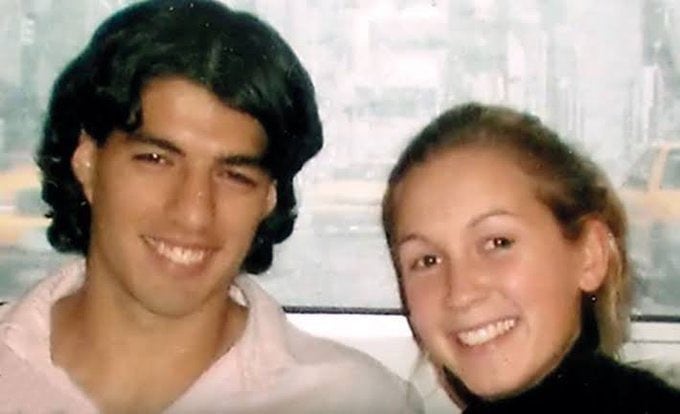 Luis Suárez y Sofía Balbi