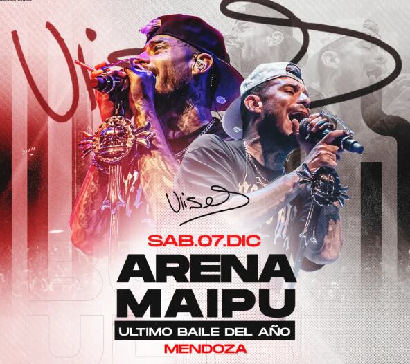 Ulises Bueno, el 7 de diciembre en el Arena Maipú, "Último Baile del Año"