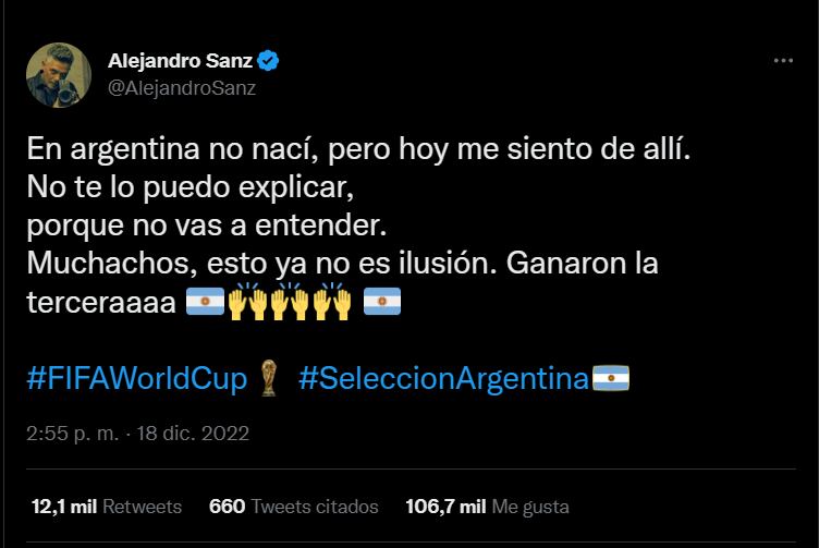 Figuras Internacionales celebraron el triunfo de Messi y la Scaloneta