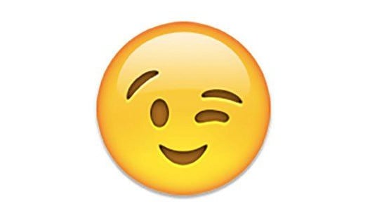 Emoji: guiño