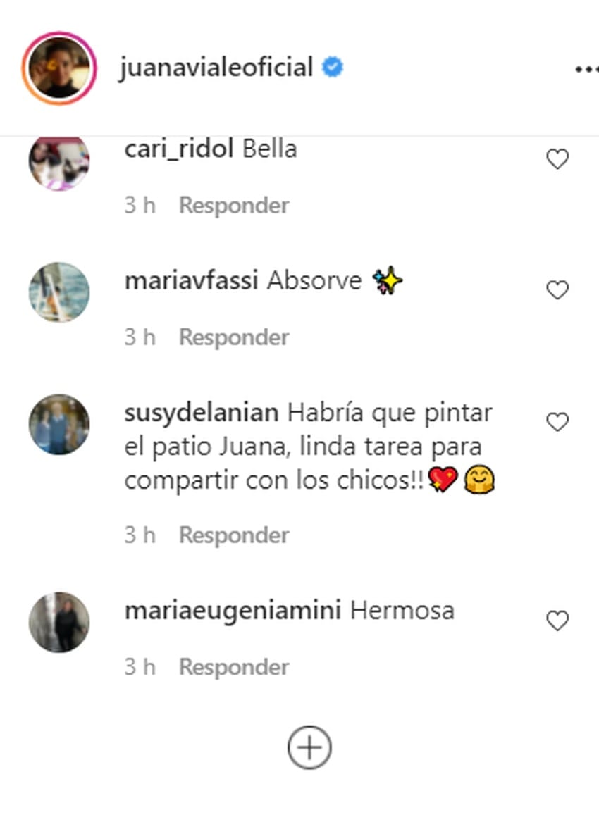 El detalle de una foto de Juanita Viale que sus seguidores no dejaron pasar