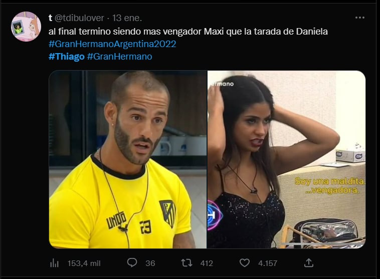 Las redes no le creyeron el llanto a Daniela y sí a Nacho tras la salida de Thiago