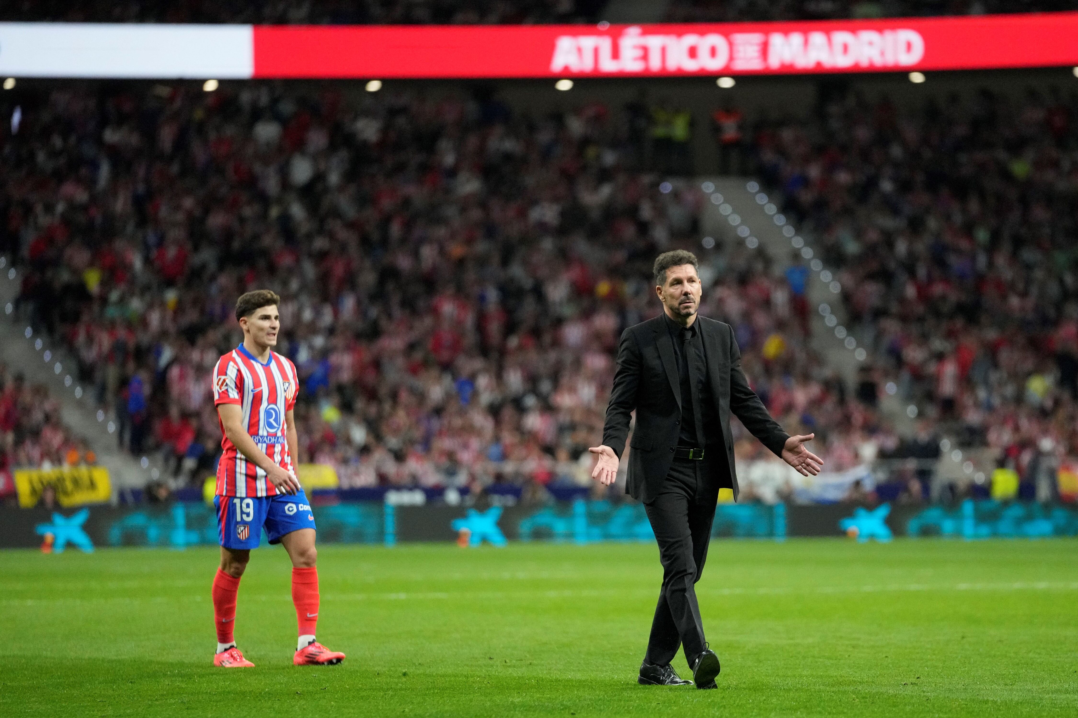 Diego Simeone logró un nuevo triunfo gracias al aporte argentino. /Foto: AP.