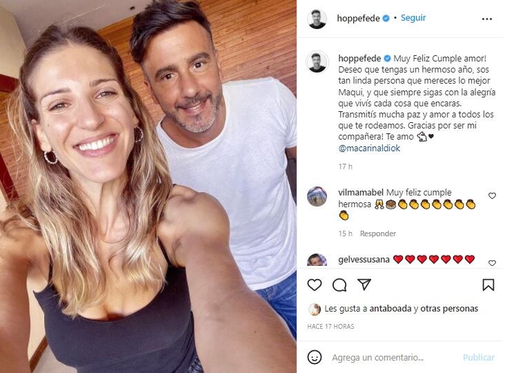 Macarena Rinaldi, enamorada de Fede Hoppe y sensual en bikini