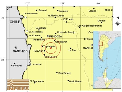 sismo en Mendoza