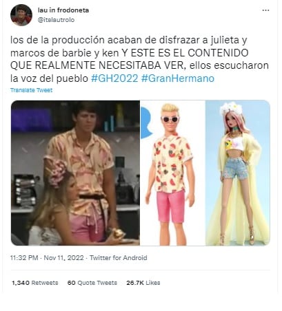 Los fans de Gran Hermano quieren que Julieta y Marcos estén juntos