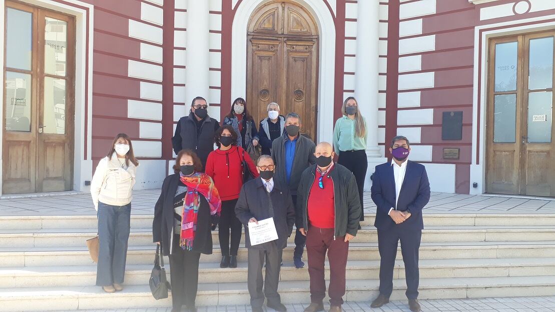 Germán Rodríguez fue reconocido por el Consejo de Deliberantes de Godoy Cruz. / Gentileza: Prensa Godoy Cruz.