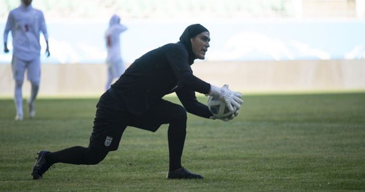 Zohreh Koudaei es la arquera del equipo nacional de fútbol femenino de Irán y anunció que demandará a Jordania por daños morales.