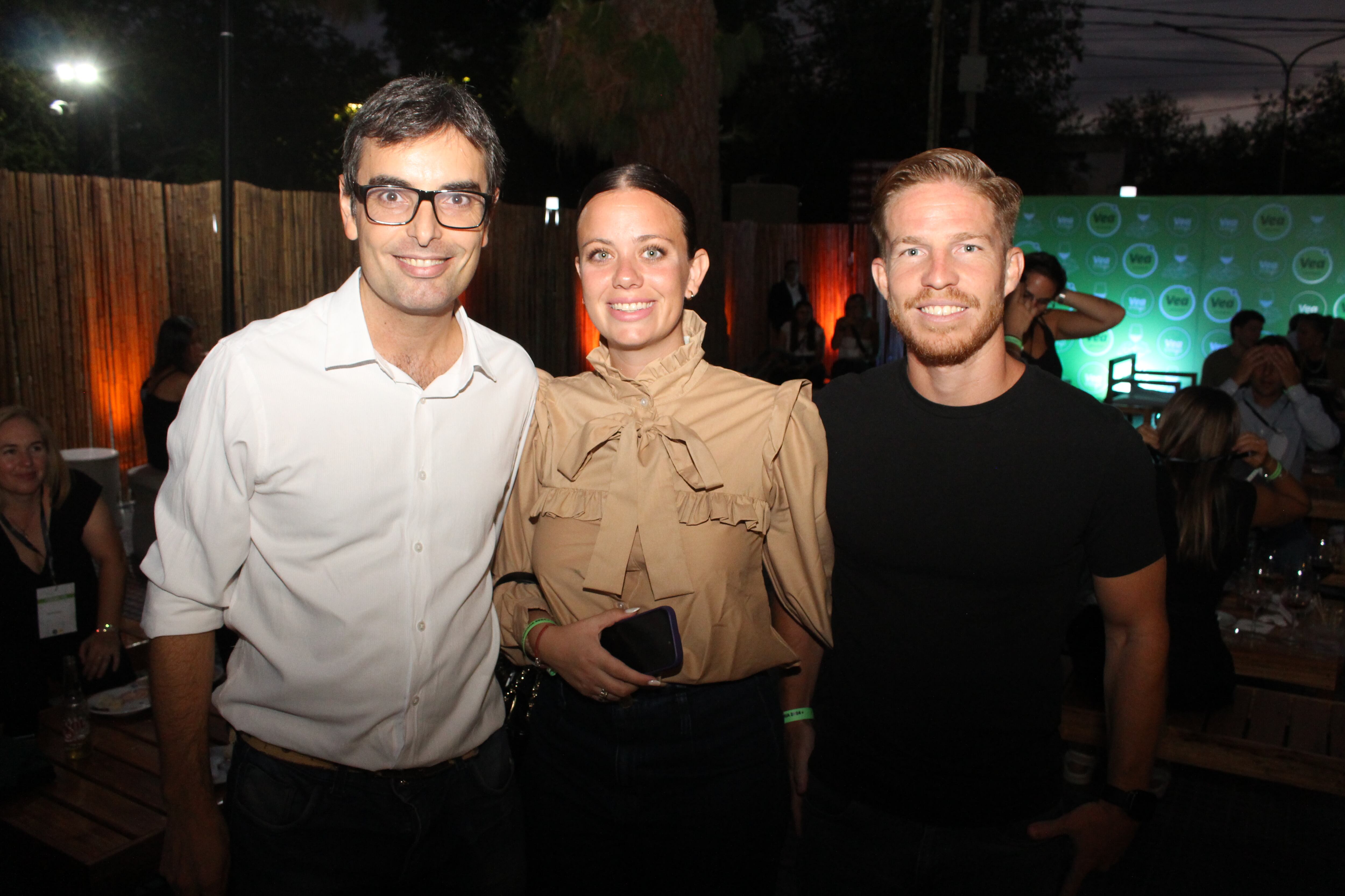 Sebastián Zoppis, Malena Carricondo y Nicolás Soto.