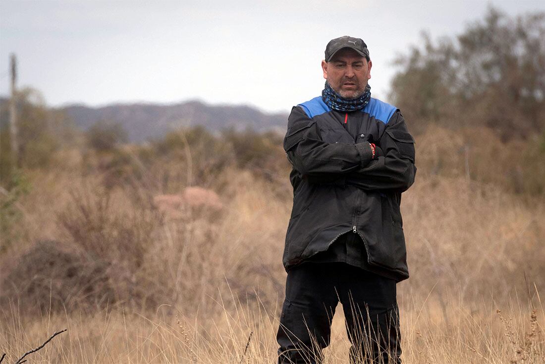 Marcos Herrero fue detenido a principios de diciembre, luego de que un estudio de ADN confirmara que los restos que supuestamente halló en Potrerillos pertenecían a un hombre que había sido encontrado en la Patagonia. Lo imputaron por "plantar" pruebas. Foto: Ignacio Blanco / Los Andes.