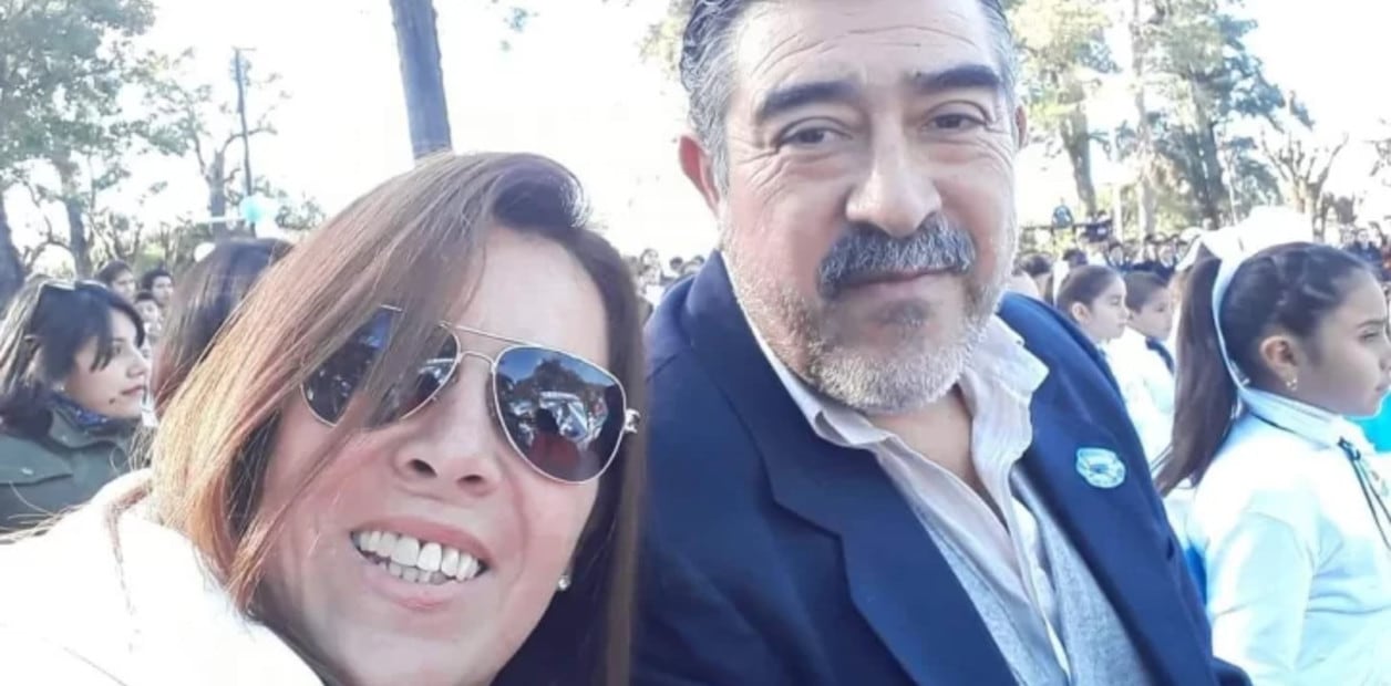 María Victoria Caillava y su pareja Carlos Pérez. Ambos están detenidos por el caso de Loan. En su camioneta hay rastros de sangre.