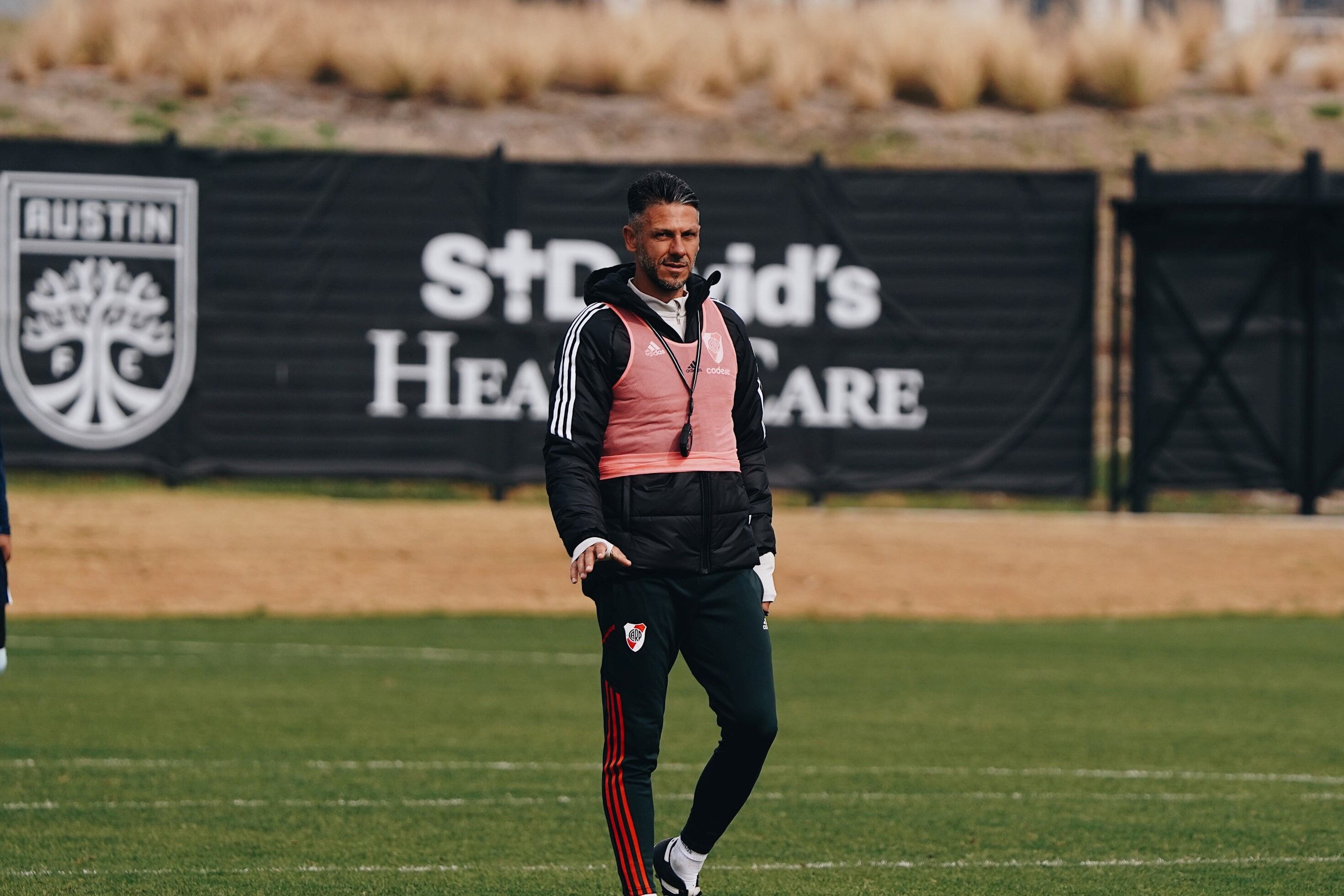 El entrenador de River, Martín Demichelis. (@RiverPlate)