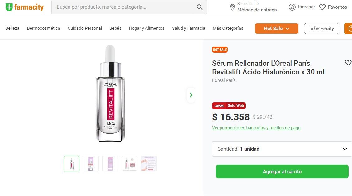 Hot Sale 2024: cremas faciales y sérums en oferta