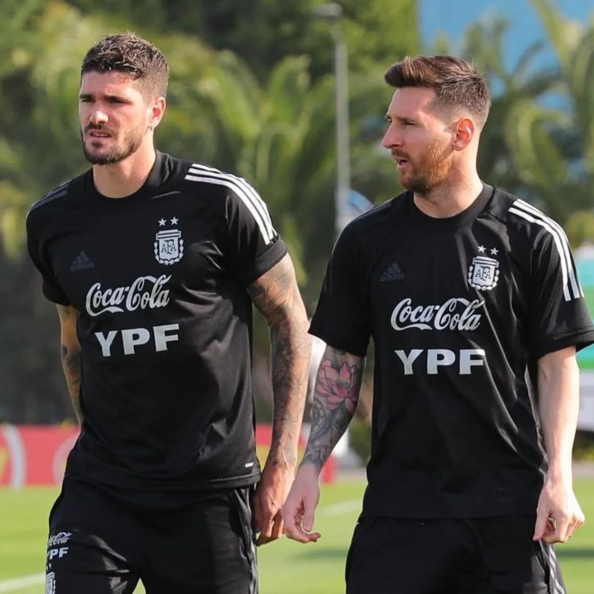 Rodrigo de Paul vivió en el departamento de Leo Messi