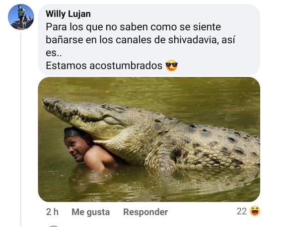 Los memes del "cocodrilo" de Rivadavia