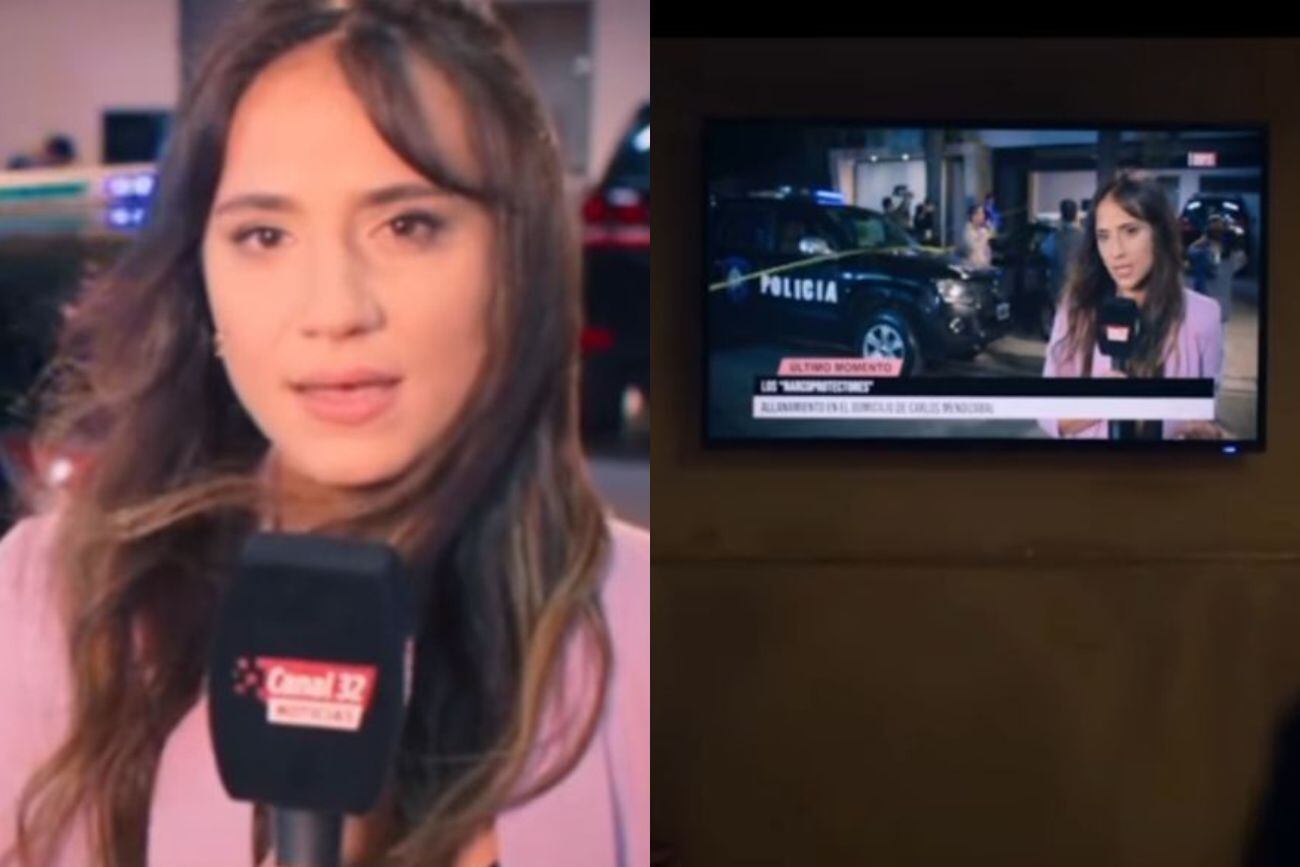 Antonella Punzino, la periodista mendocina que actuó con Adrián Suar en la misma serie que participó Messi.