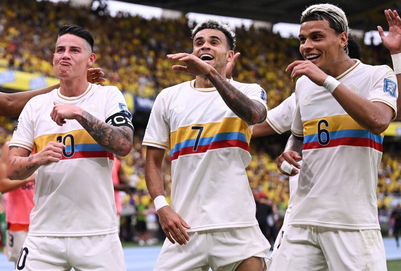 Colombia festejó ante su público, y pelea por la punta de la Eliminatoria. /Foto: Noticias Caracol.