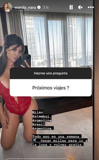 Wanda Nara contestó sobre su situación sentimental.