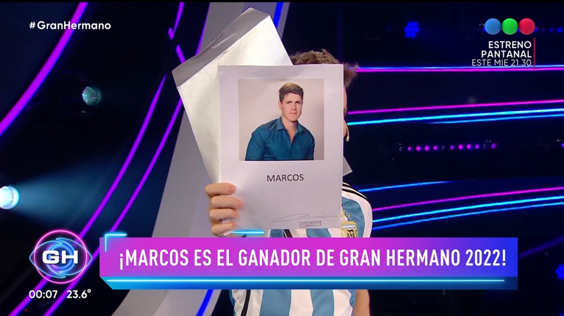 Marcos es el ganador de Gran Hermano