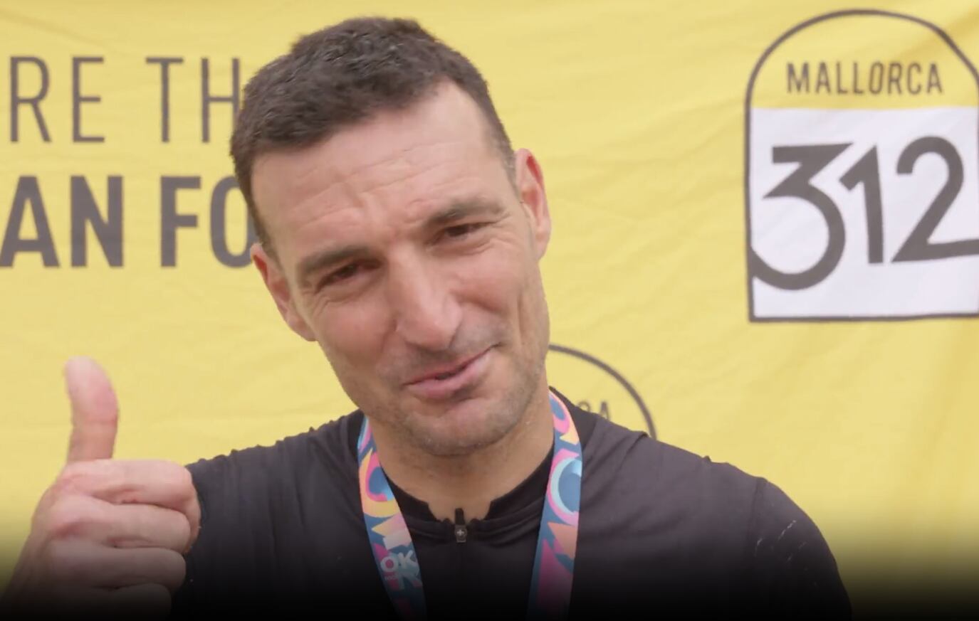 Scaloni sumó otra medalla en el mundo del deporte. Foto Captura: SportsCenter