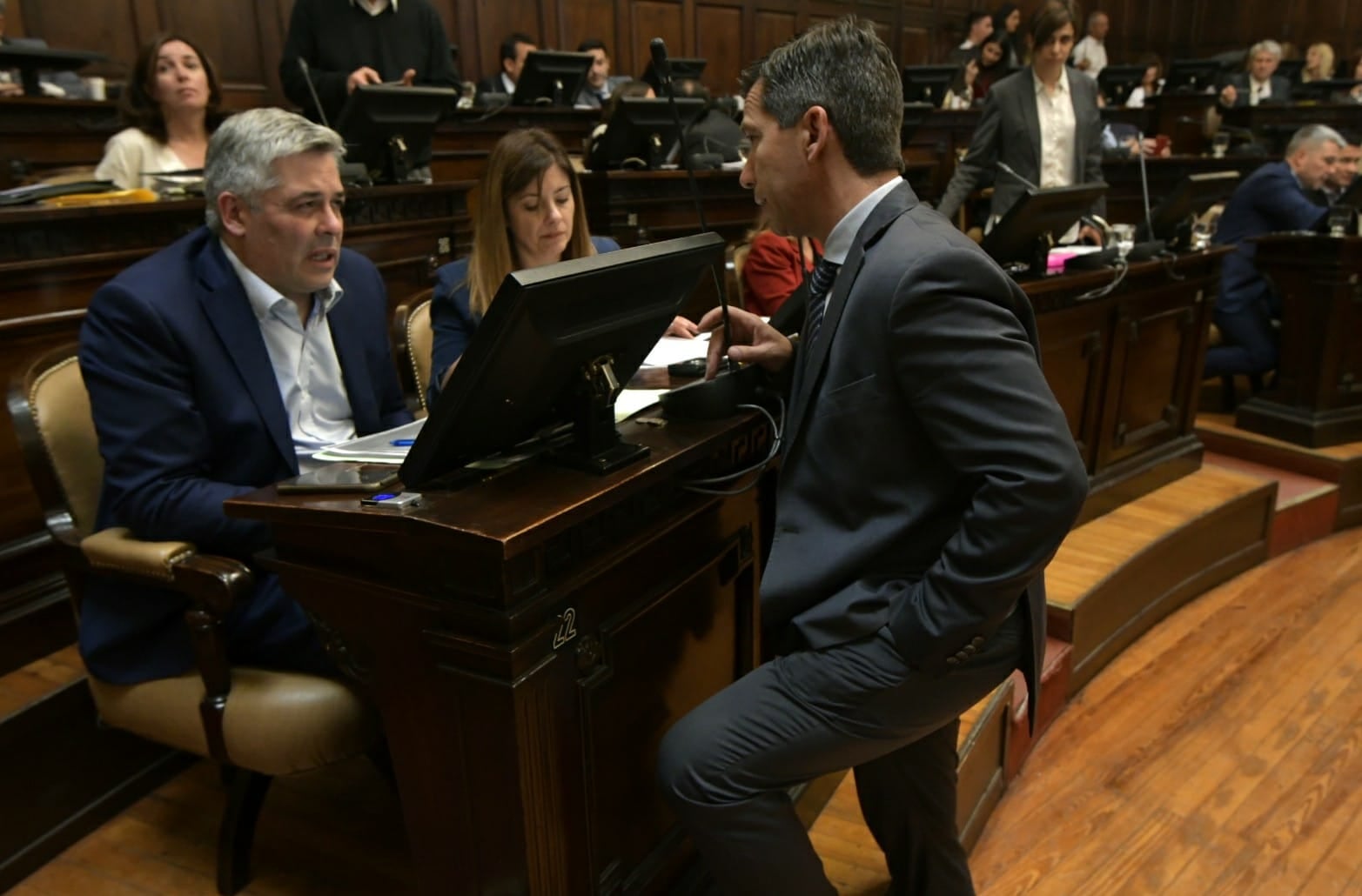 Germán Gómez, Verónica Valverde y Andrés Lombardi. Orlando Pelichotti / Los Andes