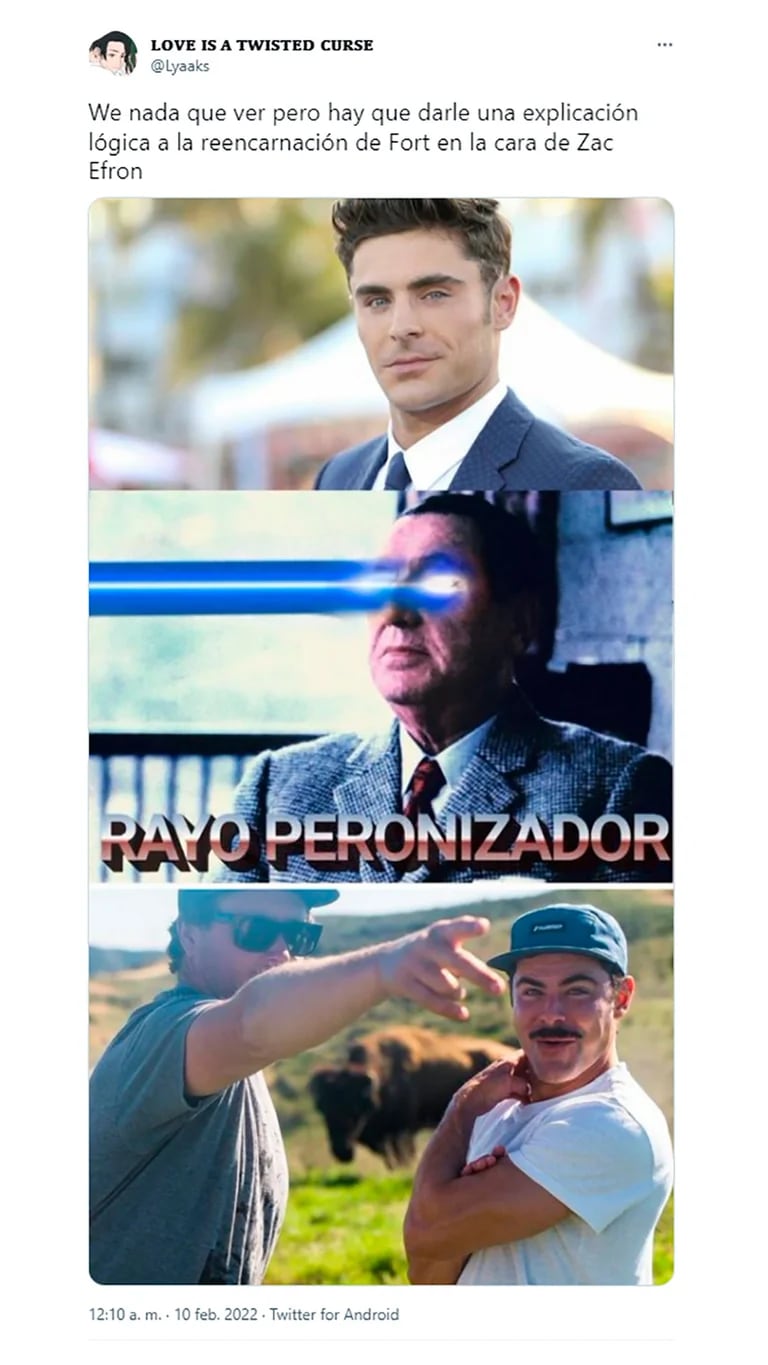 Los memes más ingeniosos sobre el parecido de Zac Efron y Ricardo Fort