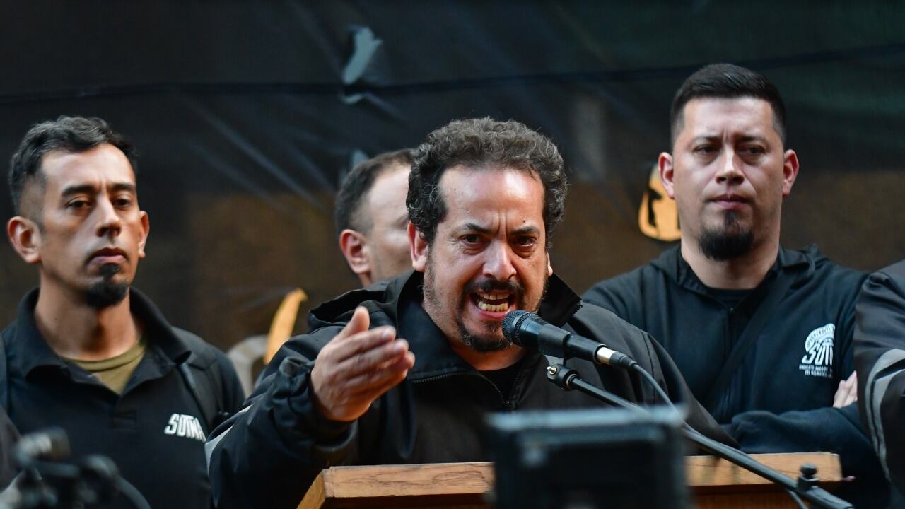 Alejandro Crespo, secretario general del Sutna - Foto Clarín