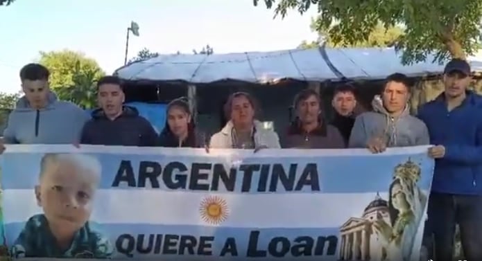 La familia de Loan Peña