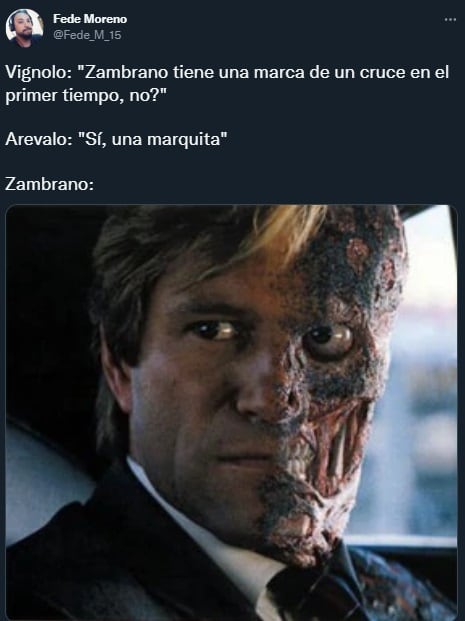 Los memes sobre la pelea entre Benedetto y Zambrano